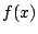 $f(x)$