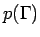$ p(\Gamma)$