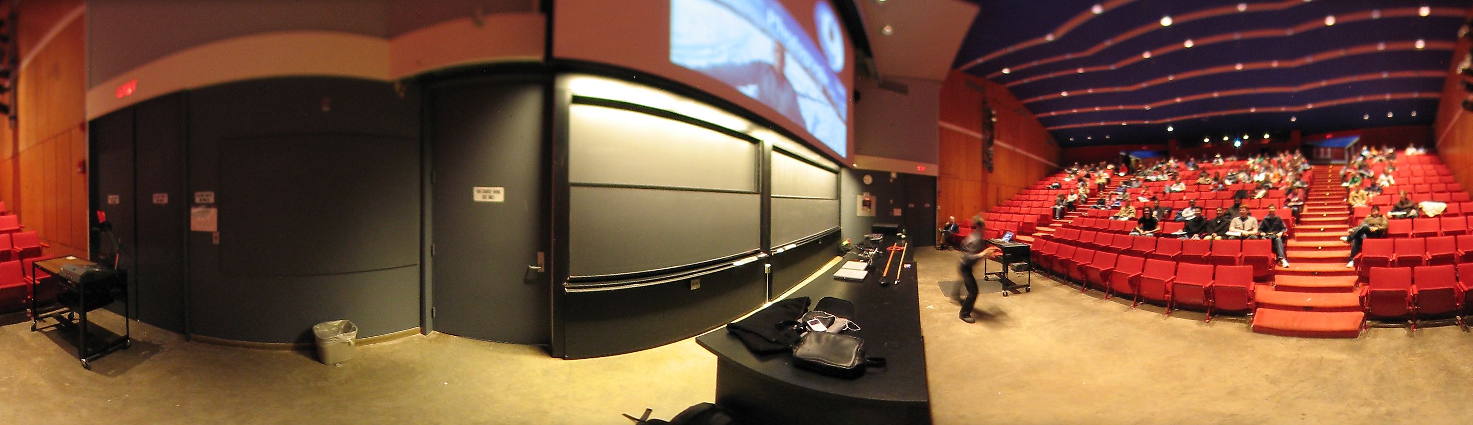 Introduction lecture in Science Center Lecture Hall C, by Oliver Knill, Harvard University