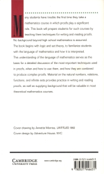 How To Prove It. A Structured Approach backside