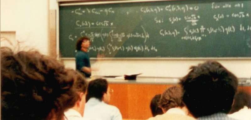 Eugene Trubowitz lecturing